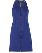 McQ by Alexander McQueen Stretch Cottontwill Mini Dress - Lyst