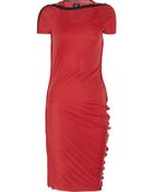 McQ by Alexander McQueen Zipneck Jersey Dress - Lyst