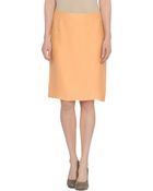 Rue Du Mail Knee Length Skirt - Lyst