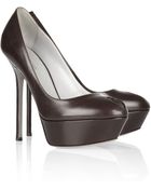 Sergio Rossi Cachet Leather Pumps - Lyst