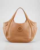 Tory Burch Hannah Pocket Hobo Bag Sand - Lyst