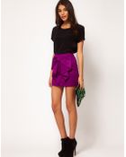 ASOS Collection Asos Mini Skirt with Bow Front - Lyst
