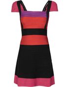 Hervé Léger Stretchbandage Dress - Lyst