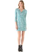 Diane von Furstenberg Long Sleeve Reina Dress - Lyst