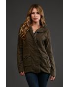 Splendid Drawstring Army Jacket - Lyst