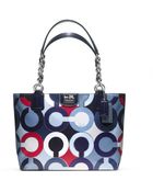 Coach Madison Graphic Op Art Metallic Tote - Lyst