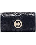 MICHAEL Michael Kors Fulton Pythonembossed Carryall - Lyst