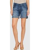 Rockstar Denim Bermudas - Lyst