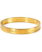 Kate Spade This Is The Year To Idiom Bangle - Lyst
