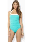 Lauren by Ralph Lauren Bel Aire Slimming Halter - Lyst