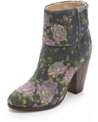 Rag & Bone Floral Newbury Booties - Lyst