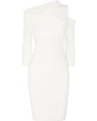 Donna Karan New York Draped Stretch-Jersey Dress - Lyst