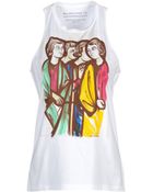 Balenciaga Sleeveless T-Shirt - Lyst