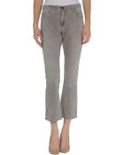 Current/Elliott The Stiletto in Silver Coated Foil - Lyst