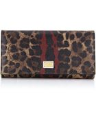 Dolce & Gabbana Leopard Print Long Wallet - Lyst