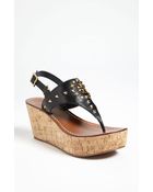 Tory Burch Dale Wedge Thong - Lyst
