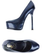 Yves Saint Laurent Rive Gauche Platform Pumps - Lyst