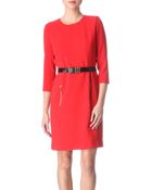 MICHAEL Michael Kors Belted Dress - Lyst