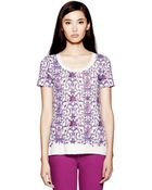Tory Burch Carson Tee - Lyst