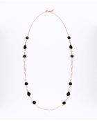 Ann Taylor Pearlized Bead and Stone Long Necklace - Lyst