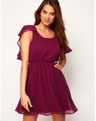 ASOS Collection Asos Skater Dress with Angel Sleeves - Lyst