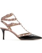 Valentino So Noir Leather Sandals - Lyst