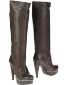 Bruno Magli Highheeled Boots - Lyst
