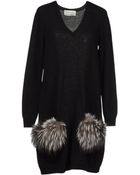 Yves Saint Laurent Rive Gauche Short Dress - Lyst