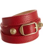 Balenciaga Arena Classic Double Tour Bracelet - Lyst