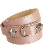 Balenciaga Arena Classic Double Tour Bracelet - Lyst