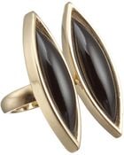 Maiyet Double Floating Black Horn Ring - Lyst