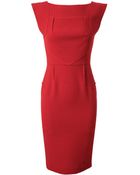 Roland Mouret Watson Stretch Crepe Wool Dress - Lyst