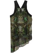 Helmut Lang Sheer Print Top - Lyst
