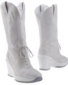 Hogan By Karl Lagerfeld Highheeled Boots - Lyst