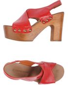 L'Autre Chose Platform Sandals - Lyst