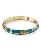 Sequin Turquoise and Orange Enamel Bangle - Lyst
