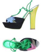 Sergio Rossi Platform Sandals - Lyst
