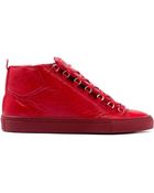 Balenciaga Arena High Trainers Blue Cobalt - Lyst