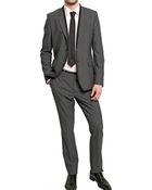 Givenchy Two Button Satin Piping Cool Wool Suit - Lyst