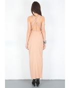Haute Hippie Criss Cross Dress - Lyst