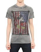 Philipp Plein Mickey American Flag Jersey Tshirt - Lyst