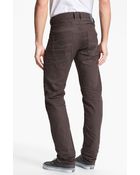 Diesel Braddom Slim Tapered Leg Jeans Deep Black - Lyst