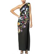 Etro Printed Viscose Cady Long Dress - Lyst