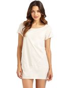 Donna Karan New York Pima Cotton Tee - Lyst