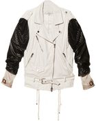 3.1 Phillip Lim Trifecta Studded Biker Jacket - Lyst