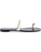 Giuseppe Zanotti Embellished Leather Sandals - Lyst