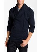 J.c. Rags Cowl Neck Jersey Cotton Pullover - Lyst