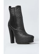 Jeffrey Campbell The Avalos Boot in Black Quilt - Lyst