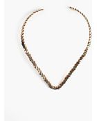 Nasty Gal Twisted Collar Necklace - Lyst