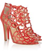 Oscar de la Renta Gladia Scalloped Sandal - Lyst